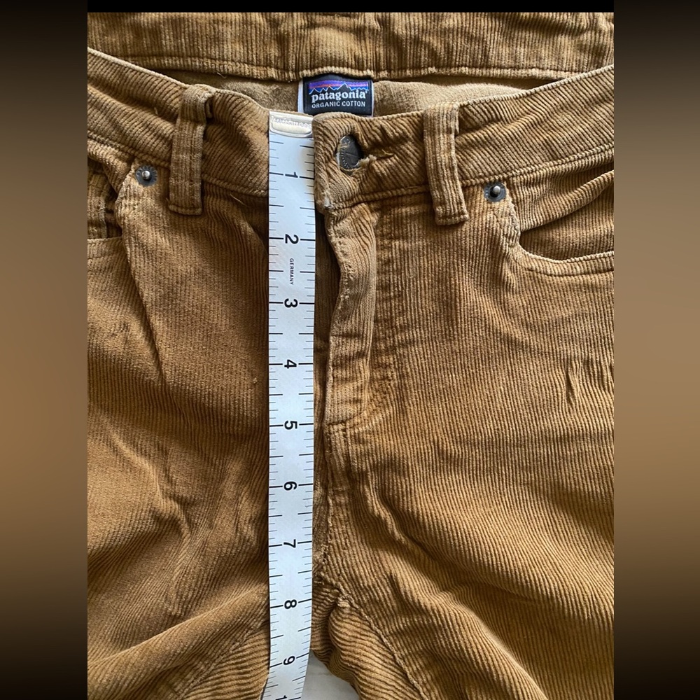 Patagonia Organic Cotton Corduroy Pants Mustard Tan Women's Size 27 - Picture 10 of 13